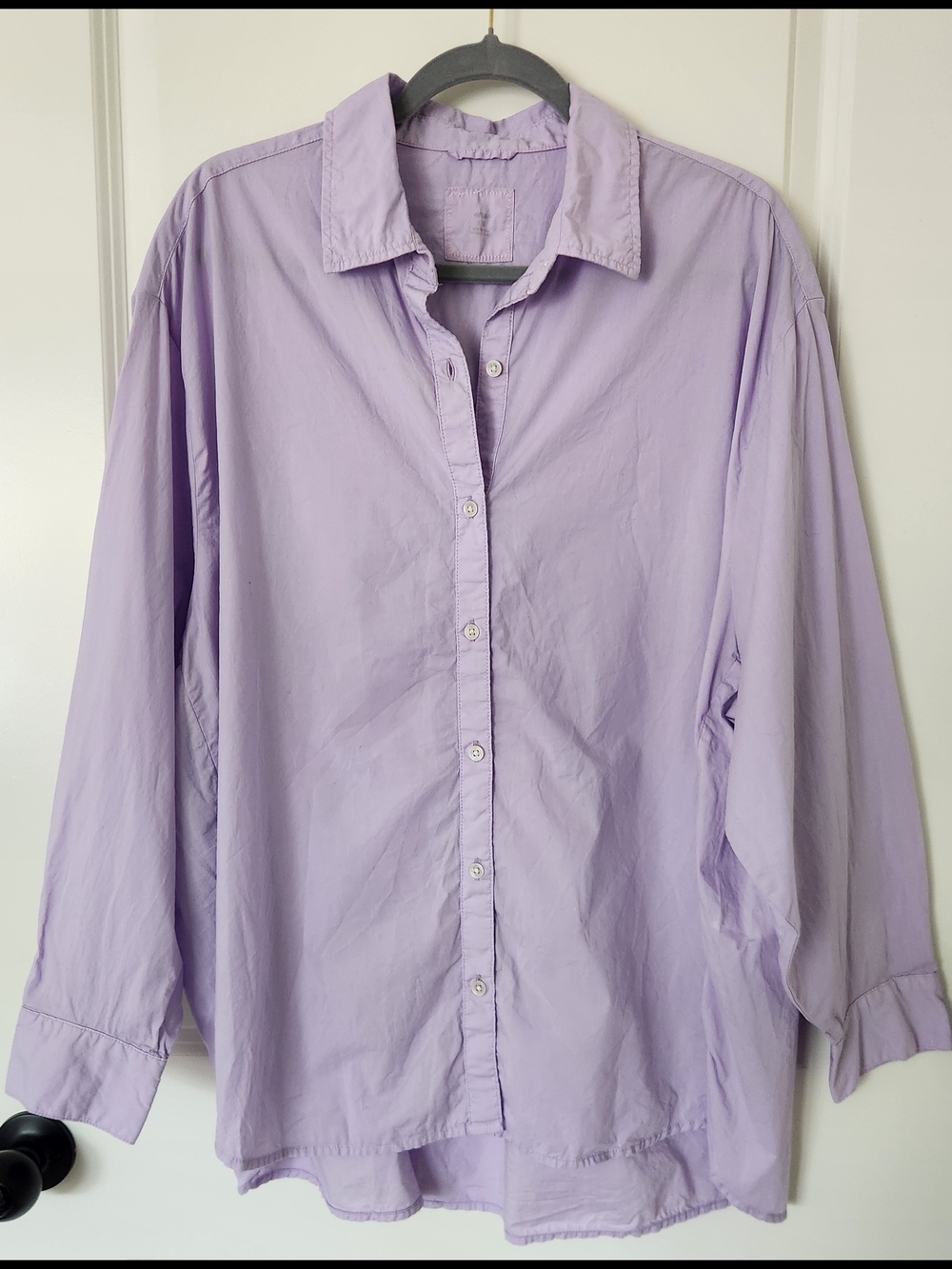 aerie Lavender Button-Down Shirt
